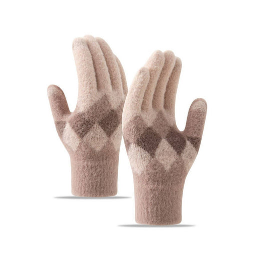 CWAG00557_WOMEN WINTER  KNIT TOUCHSCREEN GLOVES