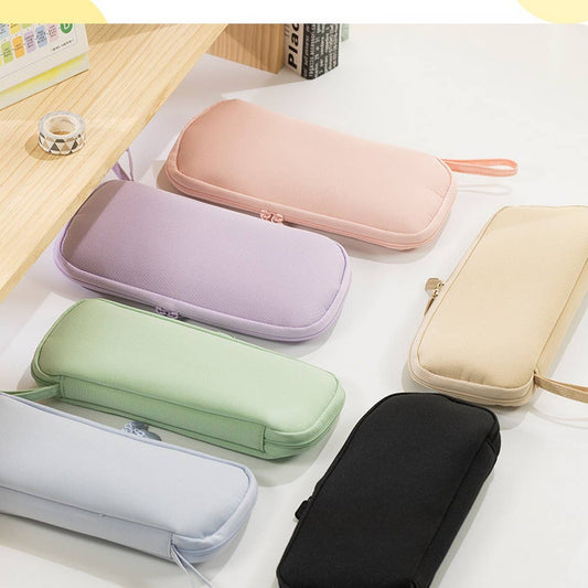 SOLID COLOR PORTABLE MULTIFUNCTIONAL PENCIL CASE_CWMM1976