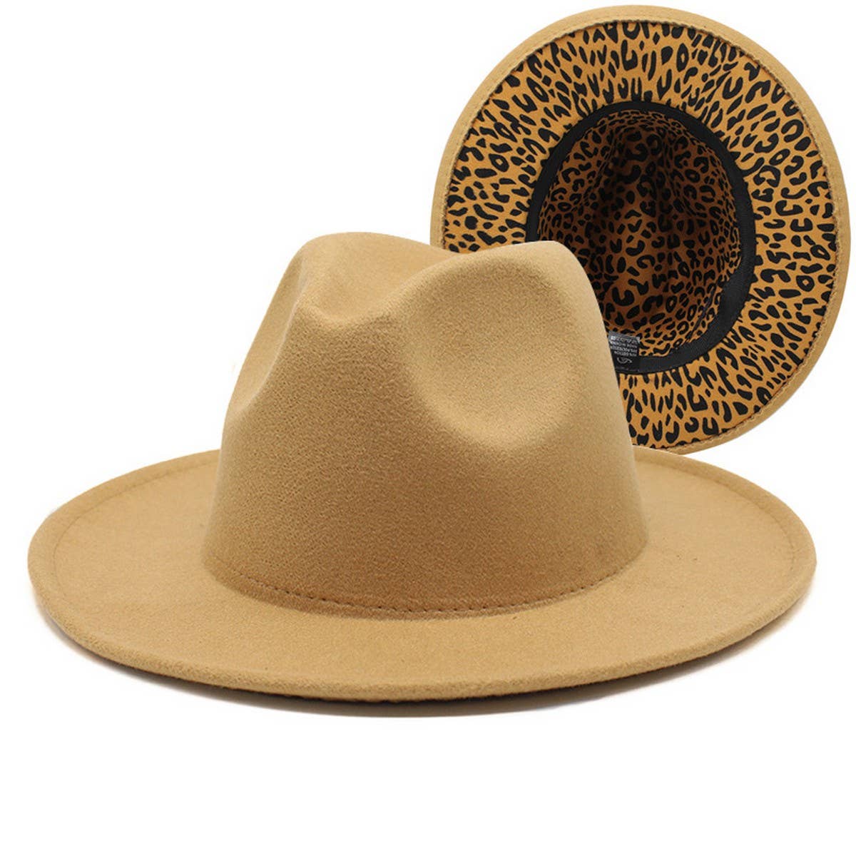 THICKENED DOUBLE-SIDED HAT TWO-COLOR JAZZ HAT_CWAH2536
