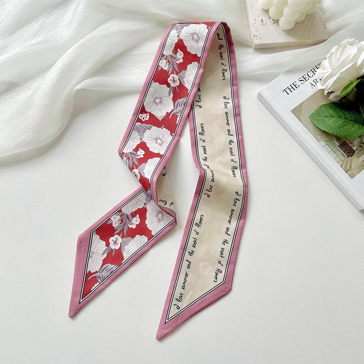 WOMEN VERSATILE PRINTED FLORAL HAIRBAND