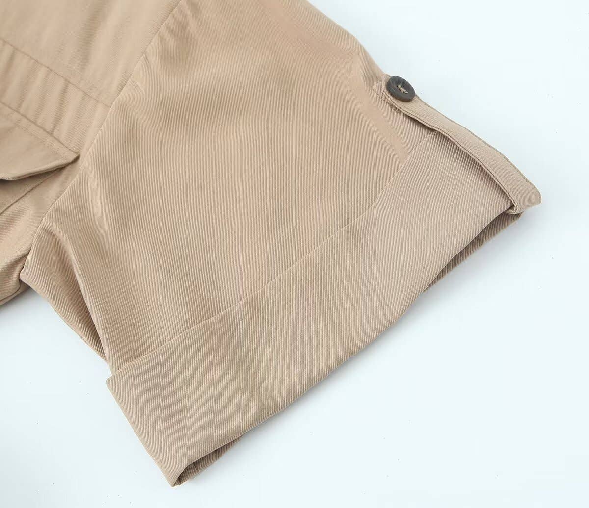 STYLISH CASUAL SHIRT DRESS WITH BELT