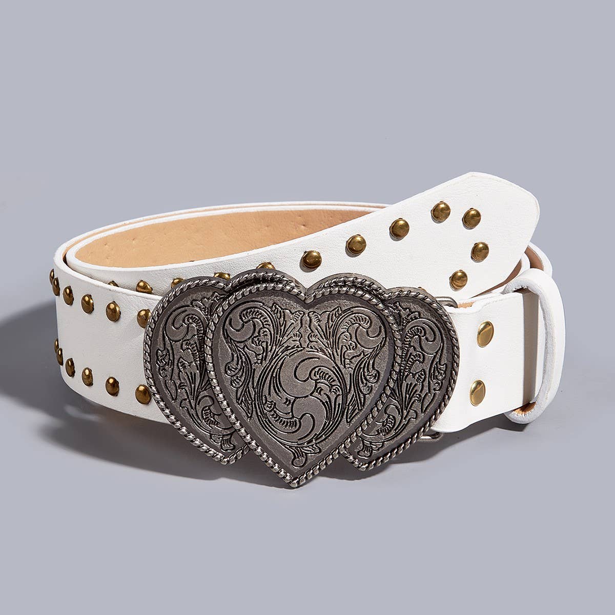 CWABE0561_PUNK HEART TOOL BELT WITH RIVETS