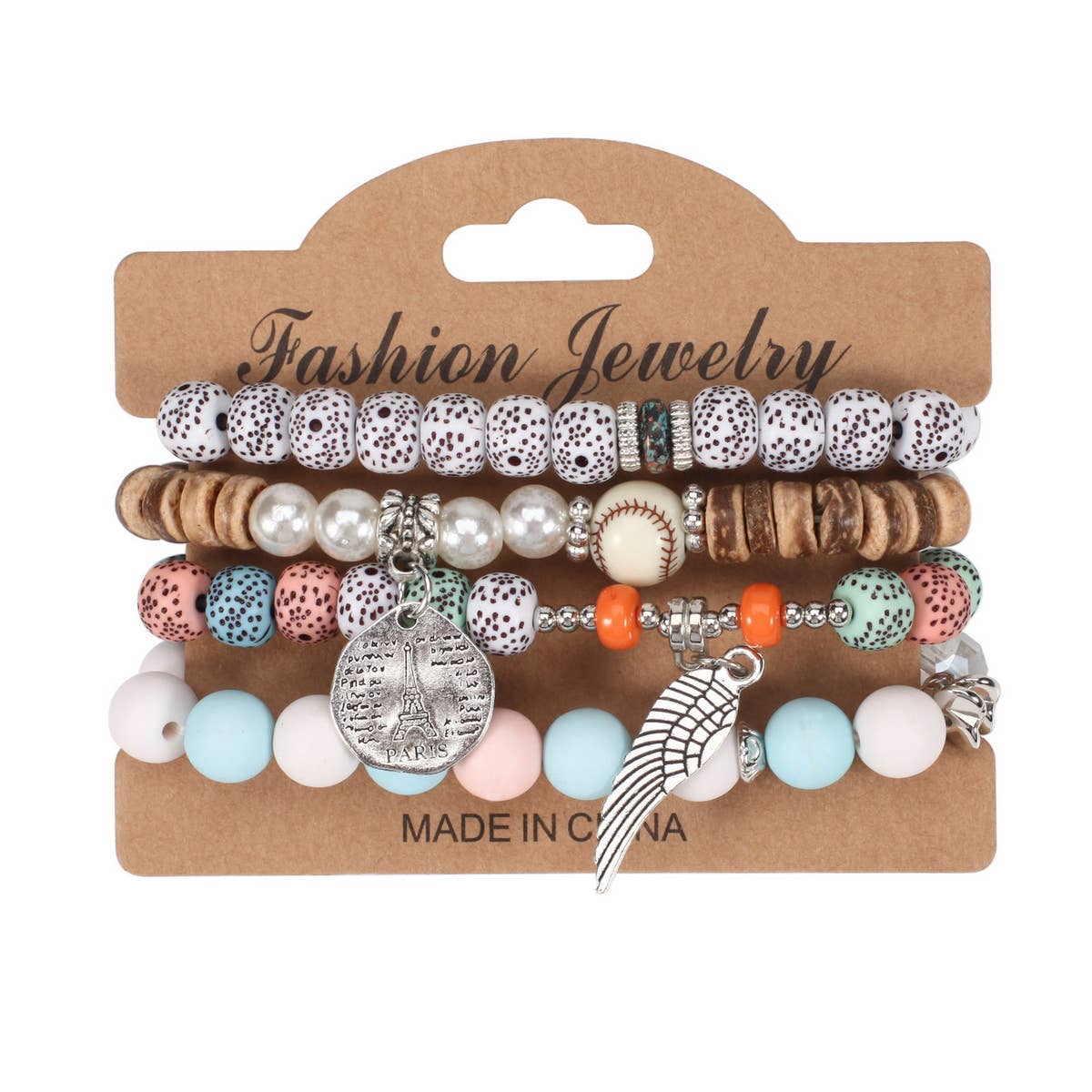 BOHEMIAN LAYERED ELASTIC BEADED BRACELET_CWAJE2228