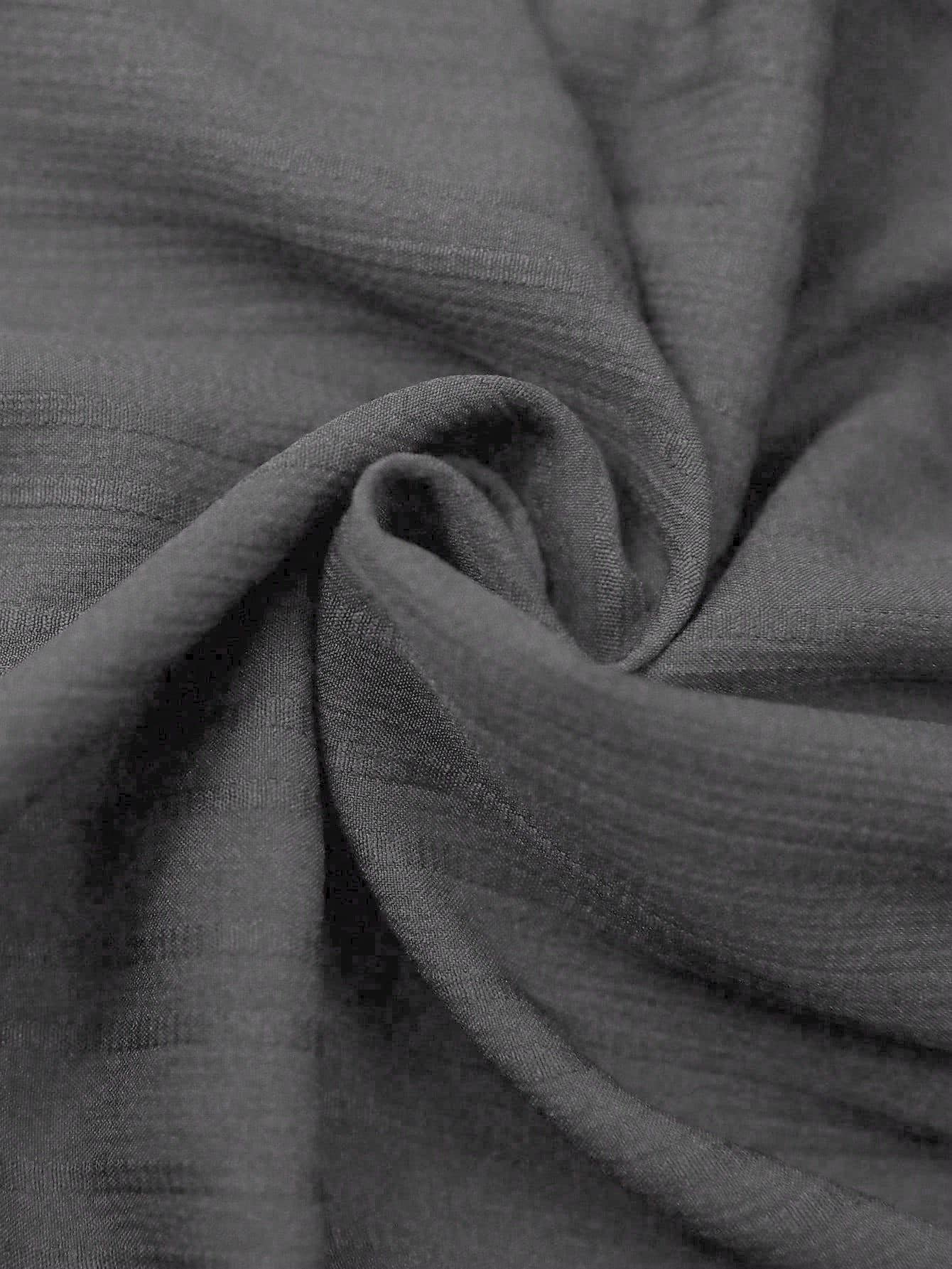 Embroidered fly-sleeved casual short shirt