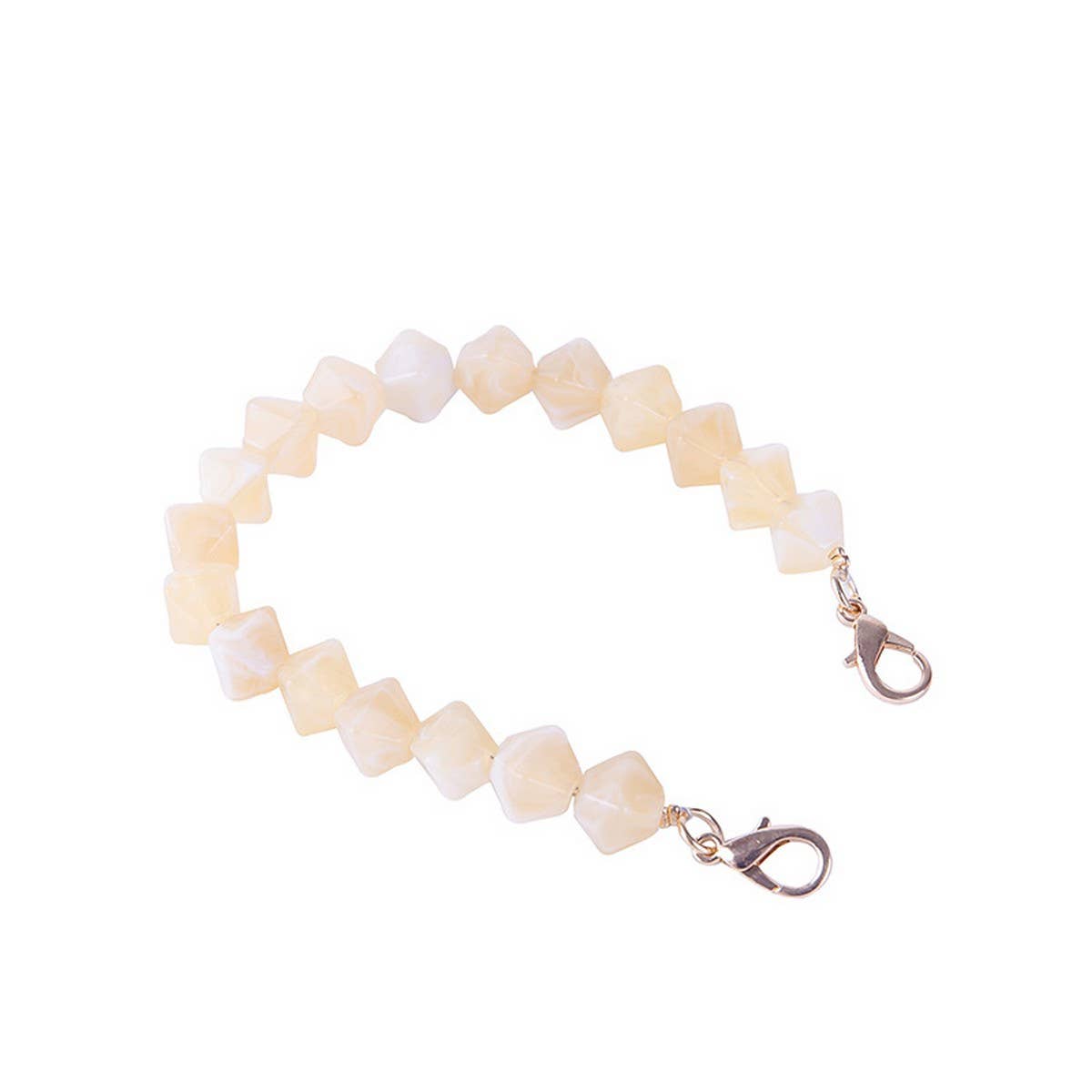 Colorful Acrylic Irregular Bead Bag Chain 11.81in