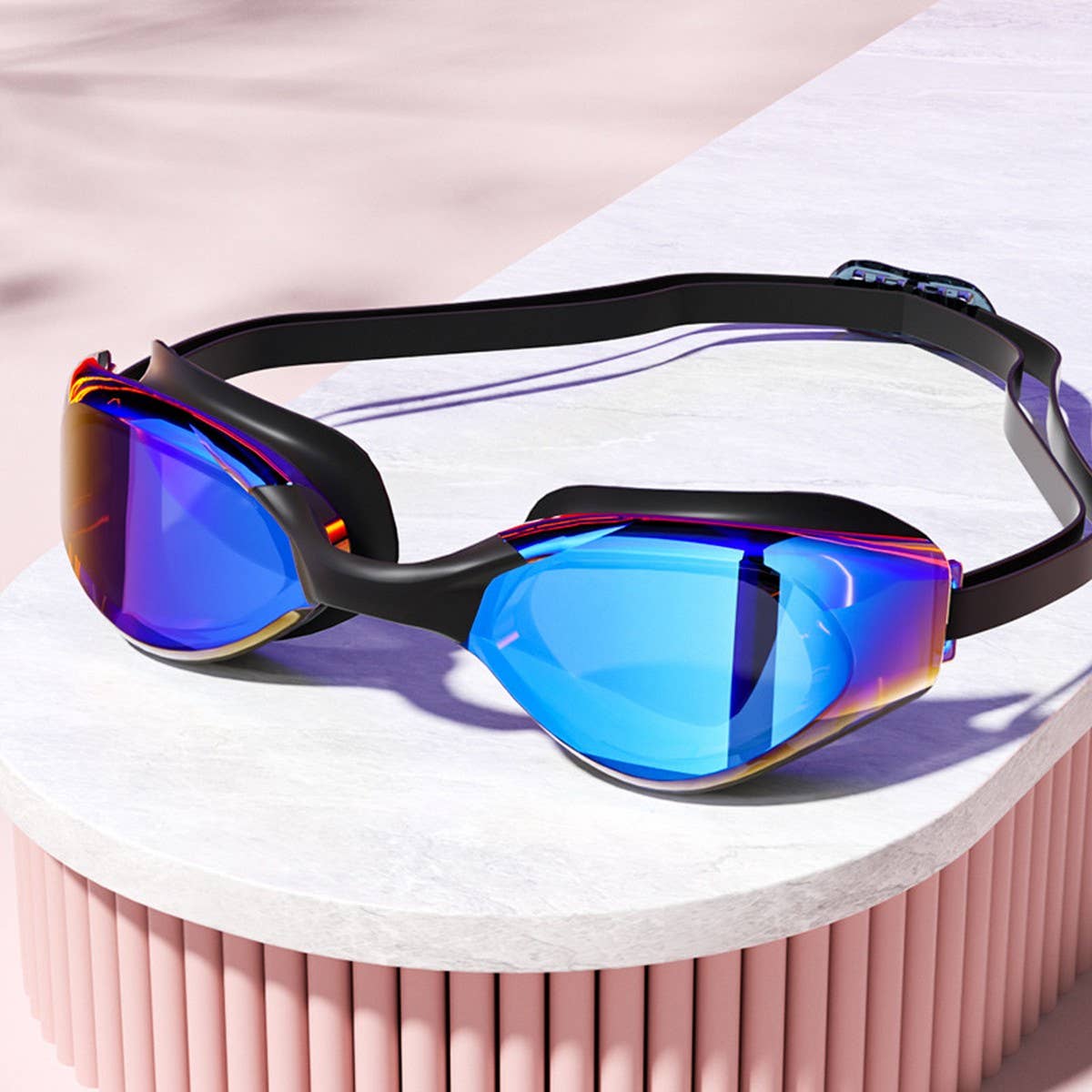 Pro Anti-Fog Swim Goggles for Adults ??œRacing Style_CWMM6637