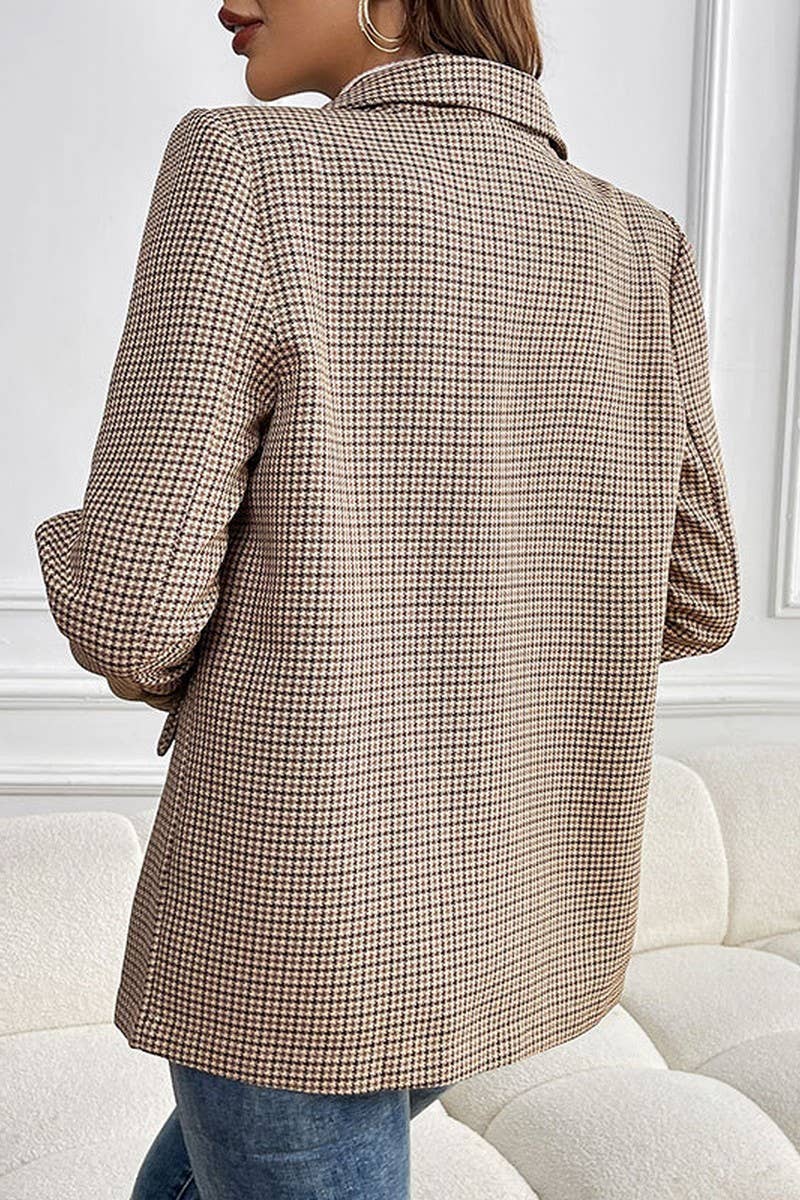 CWOCO1156_SPRING AND AUTUMN CASUAL LAPEL SUIT JACKET