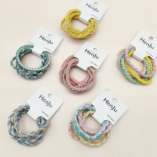 Candy Color Twisted Hair Ties , Cute Rubber Bands- CWAHA0339