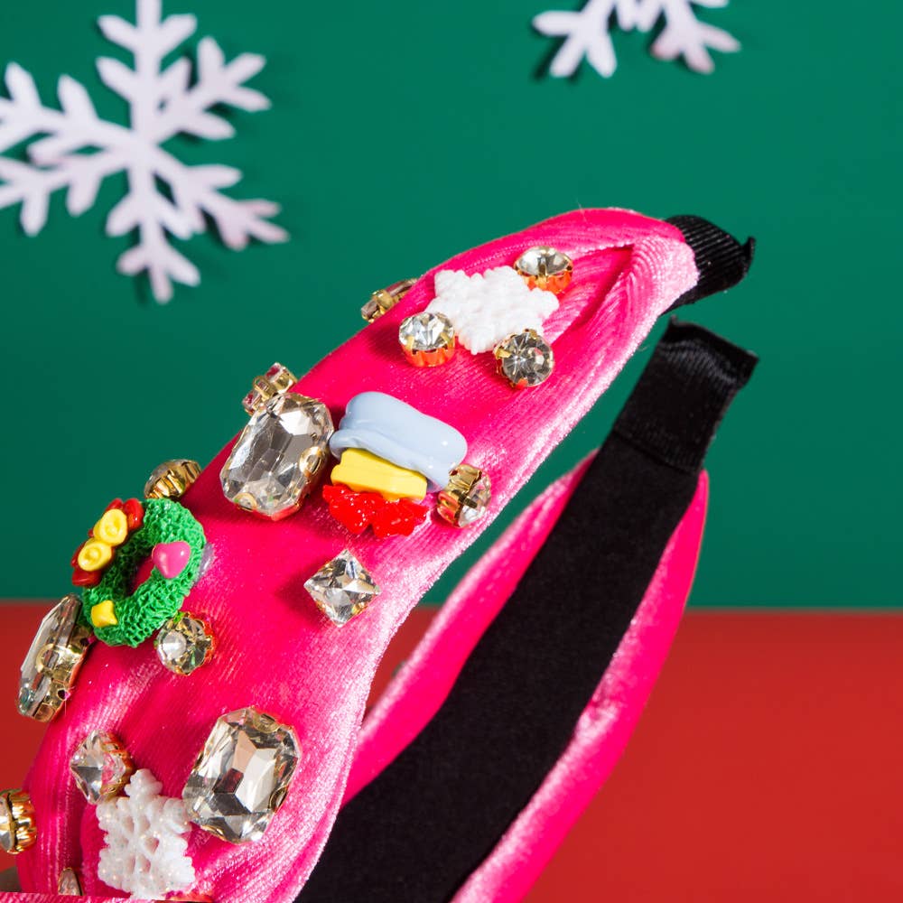 CHRISTMAS HEADBAND HIGH QUALITY FLANNELETTE