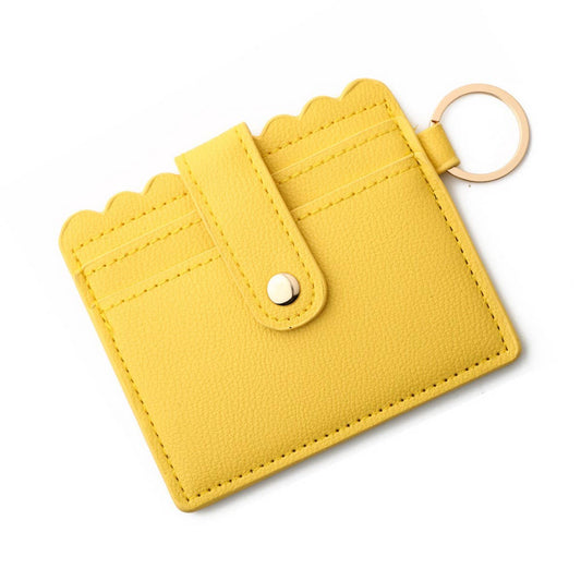 Multi-Card PU Wallet with Keychain & Coin Pocket_CWAB4937