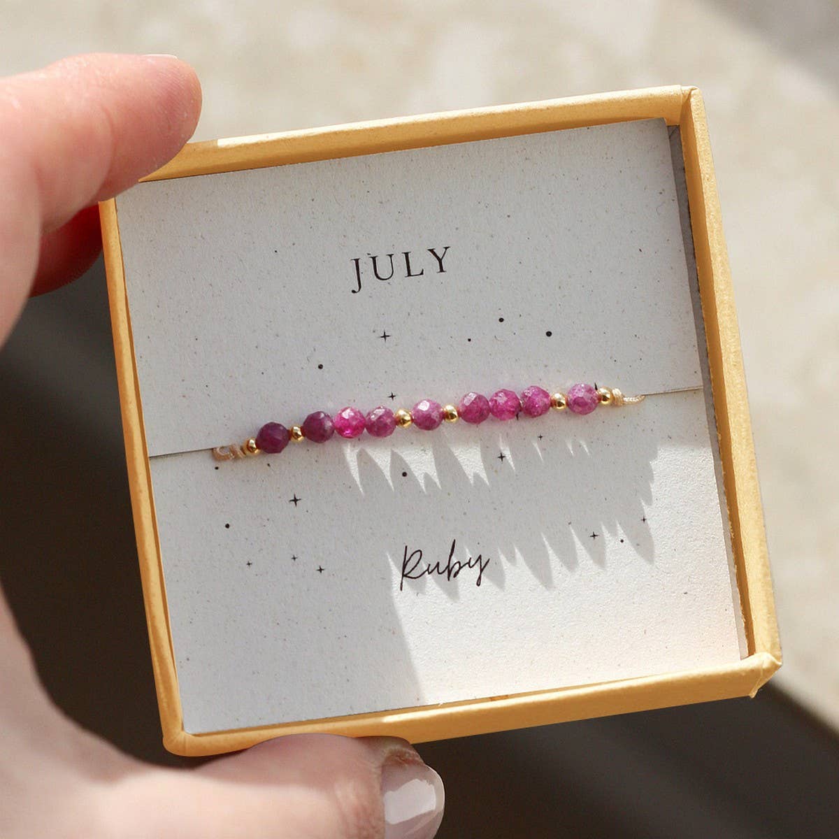 HANDMADE SEMI-PRECIOUS STONE BEADED BRACELET_CWAB4630