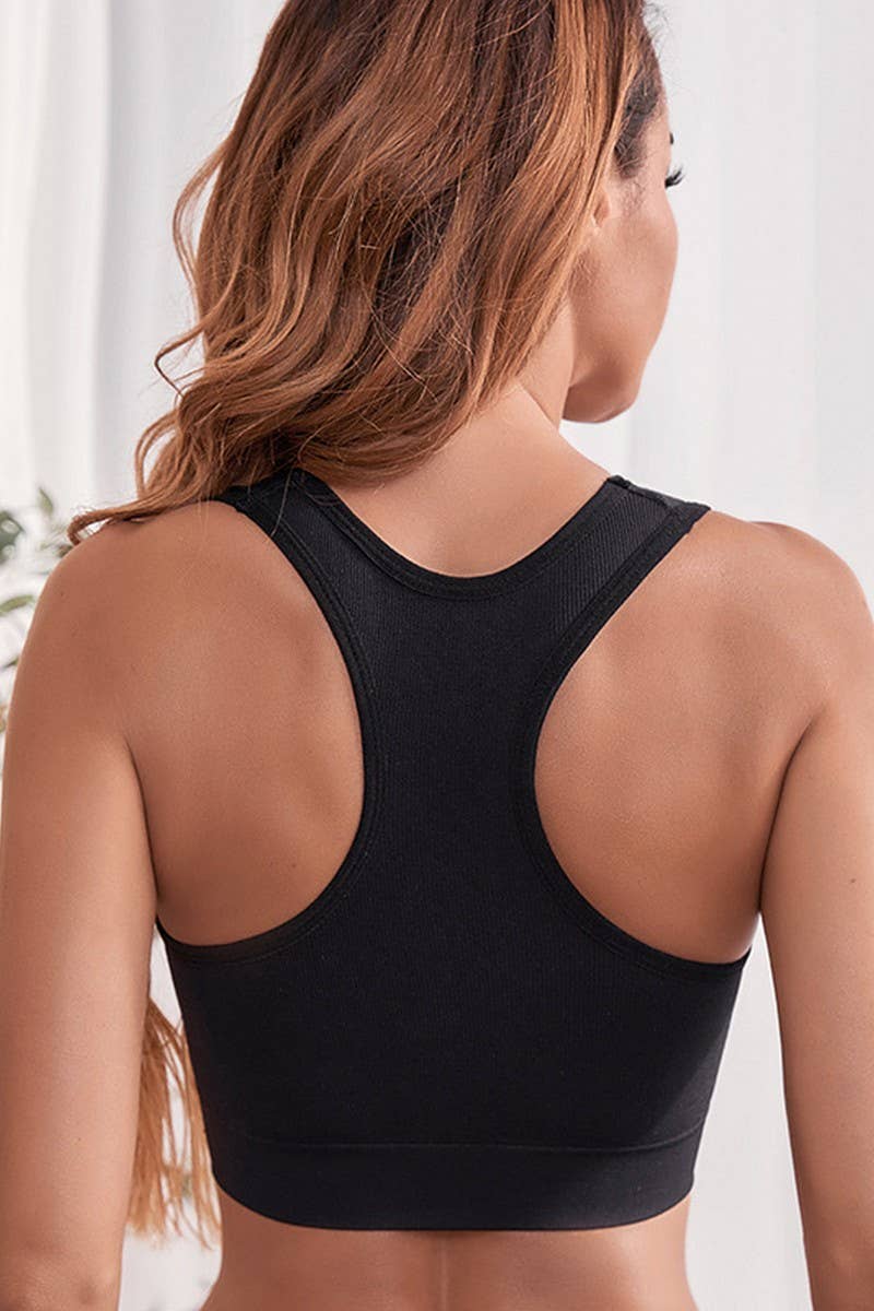 CWMU00314_SEAMLESS WIRELESS SOLID COLOR TANK BRA