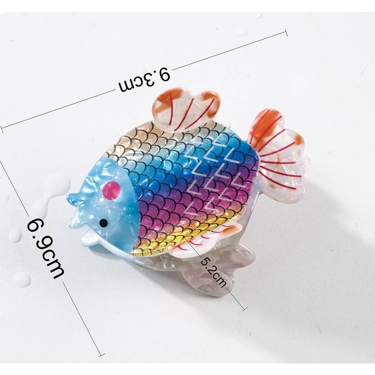 CWAHA1397_CARTOON FISH HAIR CLAW CLIP