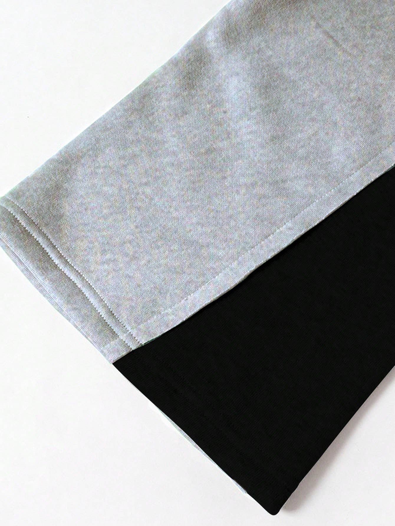 ELASTIC-WAISTED COLOR-MATCHED WIDE-LEG PANTS