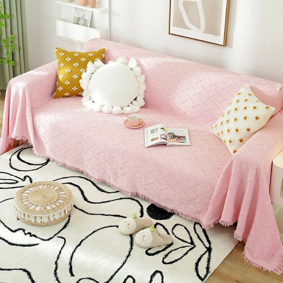 All Cover Couch Blanket for 1?? Seat Sofa_CWMM9639