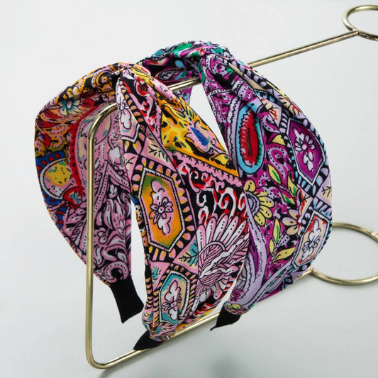 VINTAGE BOHEMIAN EMBROIDERED HEADBAND