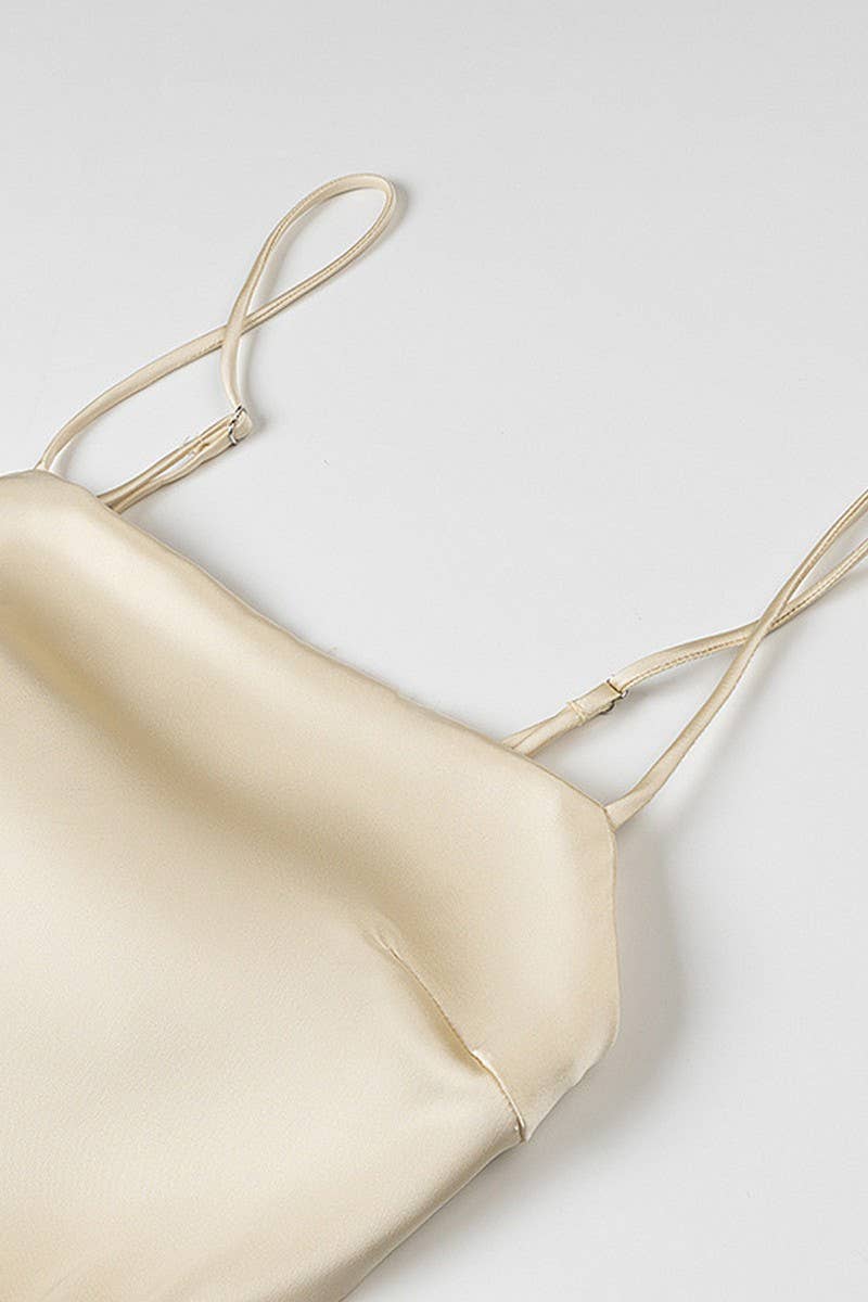 CWDHL0834_TEMPERAMENT COMMUTING TEXTURED SUSPENDER DRESS