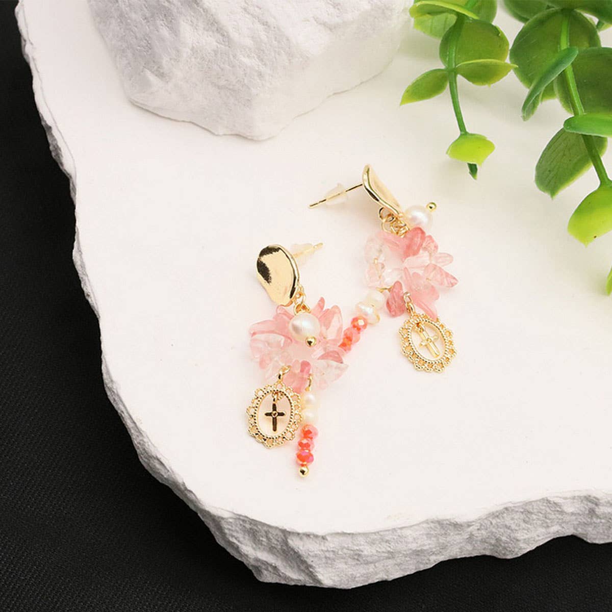 NEW NATURAL FRESHWATER CUTE PEARL EARRINGS