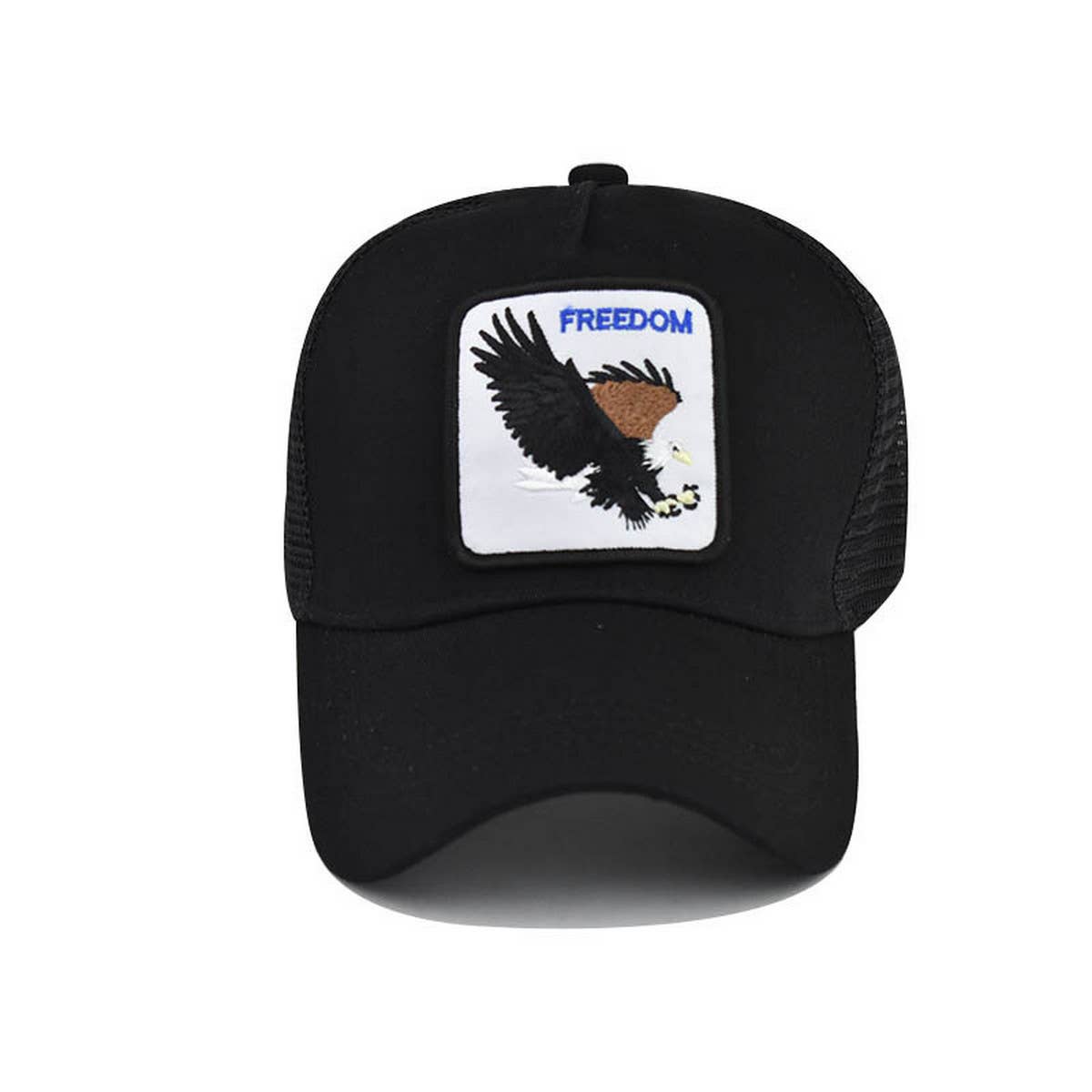 SUMMER NEW ANIMAL EMBROIDERED MESH TRUCKER HAT_CWAH1361