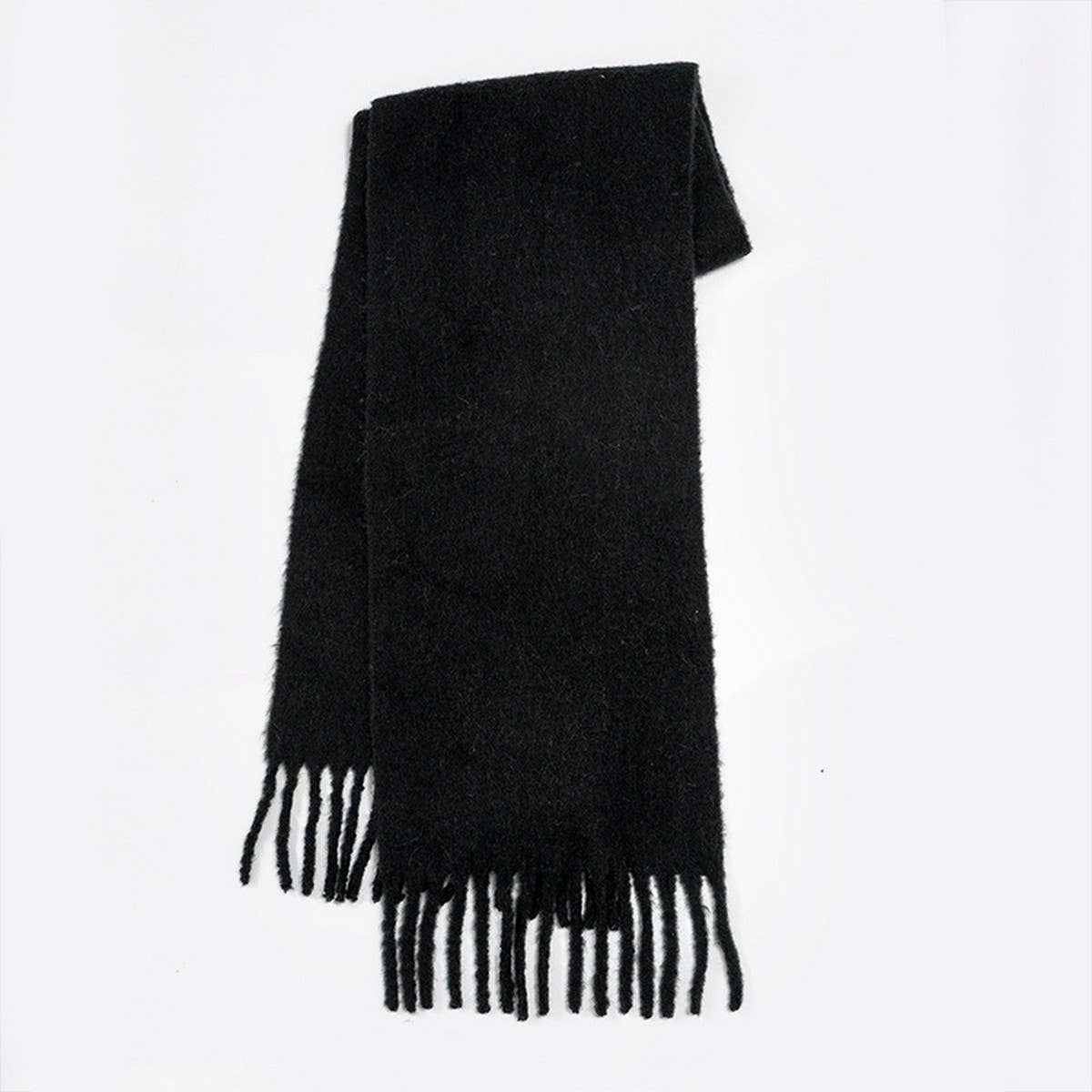 Wool Blend Solid Scarf ??Soft Warm Winter Wrap_CWASC2319