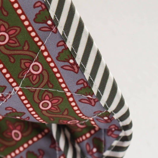 DOUBLE SIDED WEARABLE PRINTED QUILTED JACKET