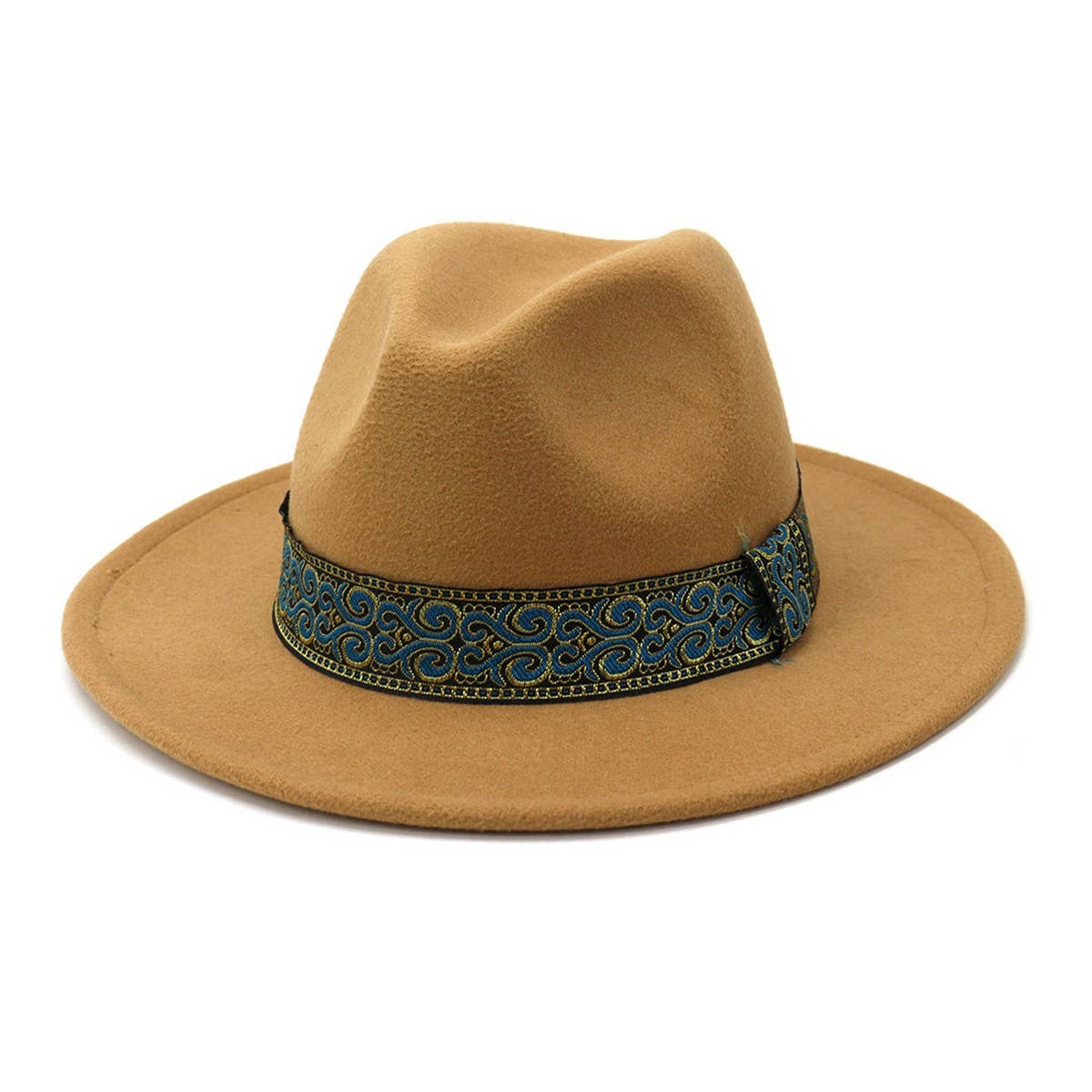 2024 NEW MEN'S AND WOMEN'S STRAIGHT BRIM JAZZ HAT_CWAH1776