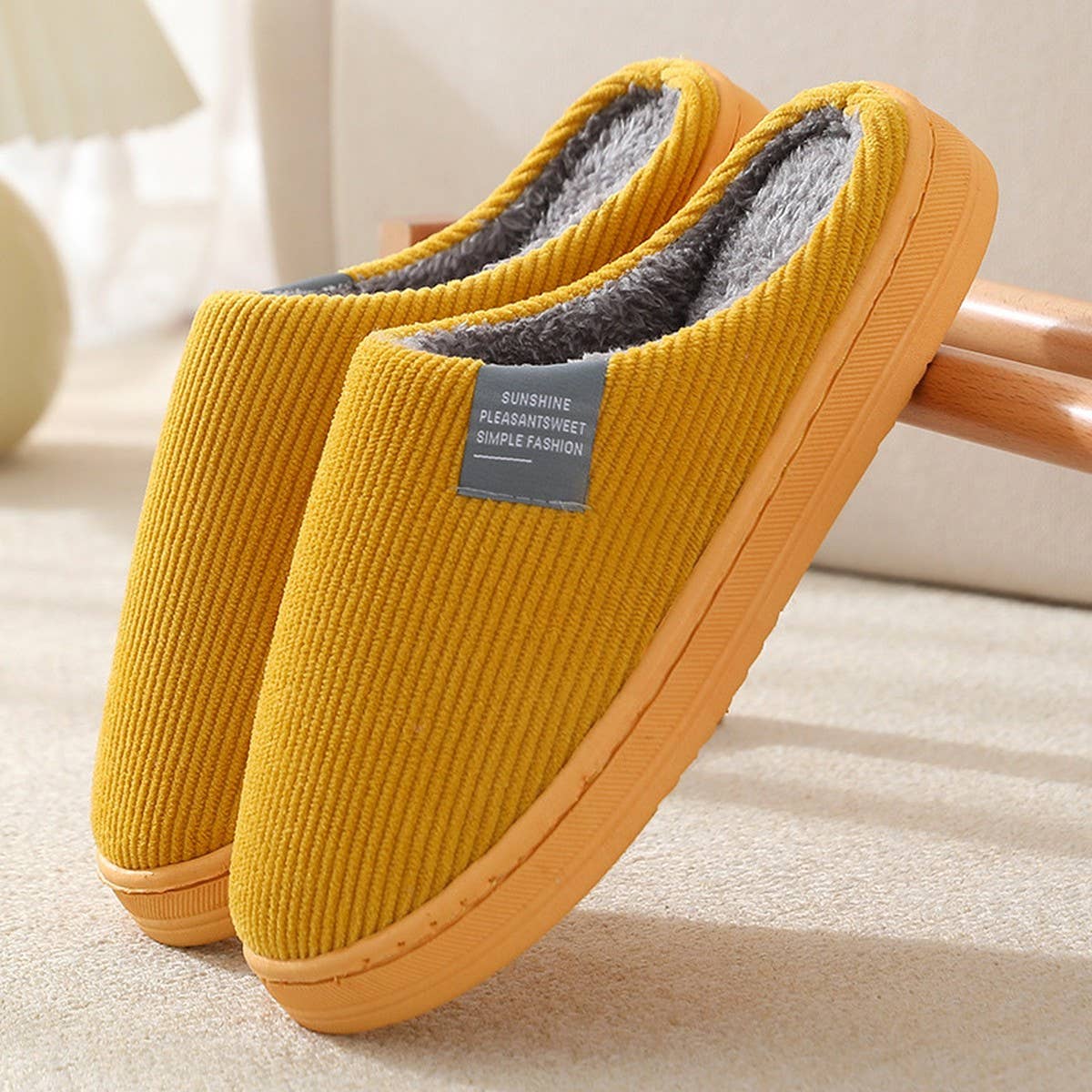 MINIMALIST WARMIES SLIPPERS BEDROOM SLIPPERS