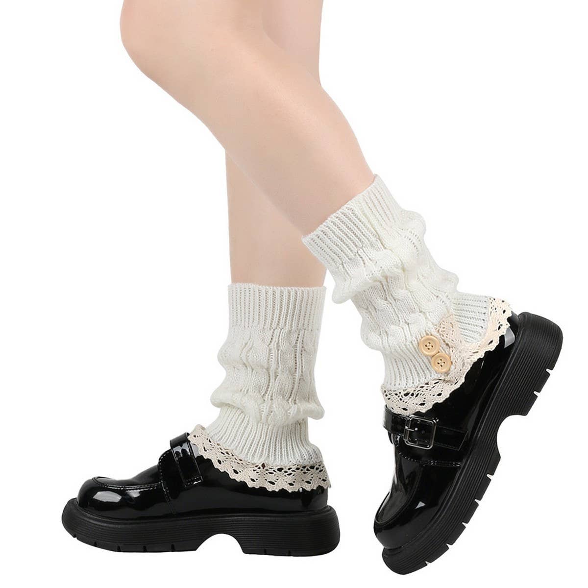 CWMM10052_BUTTON SOCKS SHORT LEG COVERS