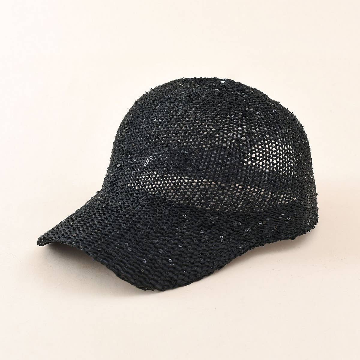 Women??¢s Trendy Summer Sequins Baseball Cap Sun Hat CWAH1413