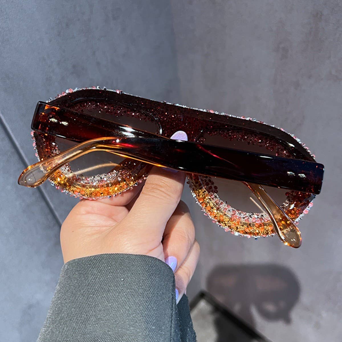 FASHION LARGE FRAME LUXURY DIAMOND FULL SUNGLASSES_CWASG0799