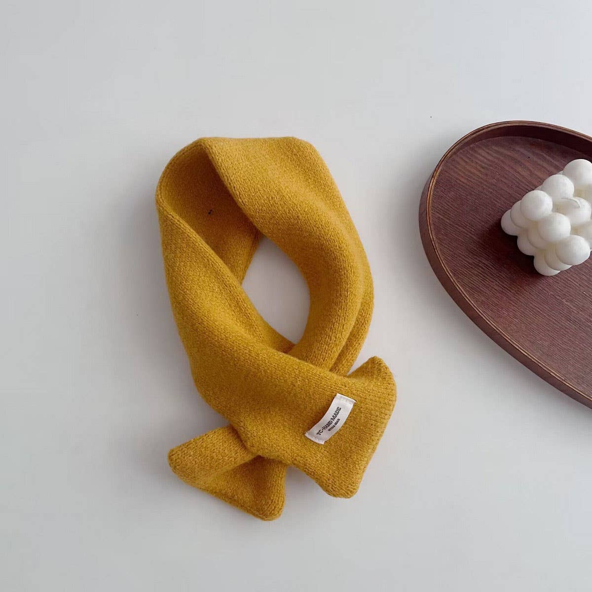 Kids Knit Scarf ? Soft Warm Cross Neck Warmer