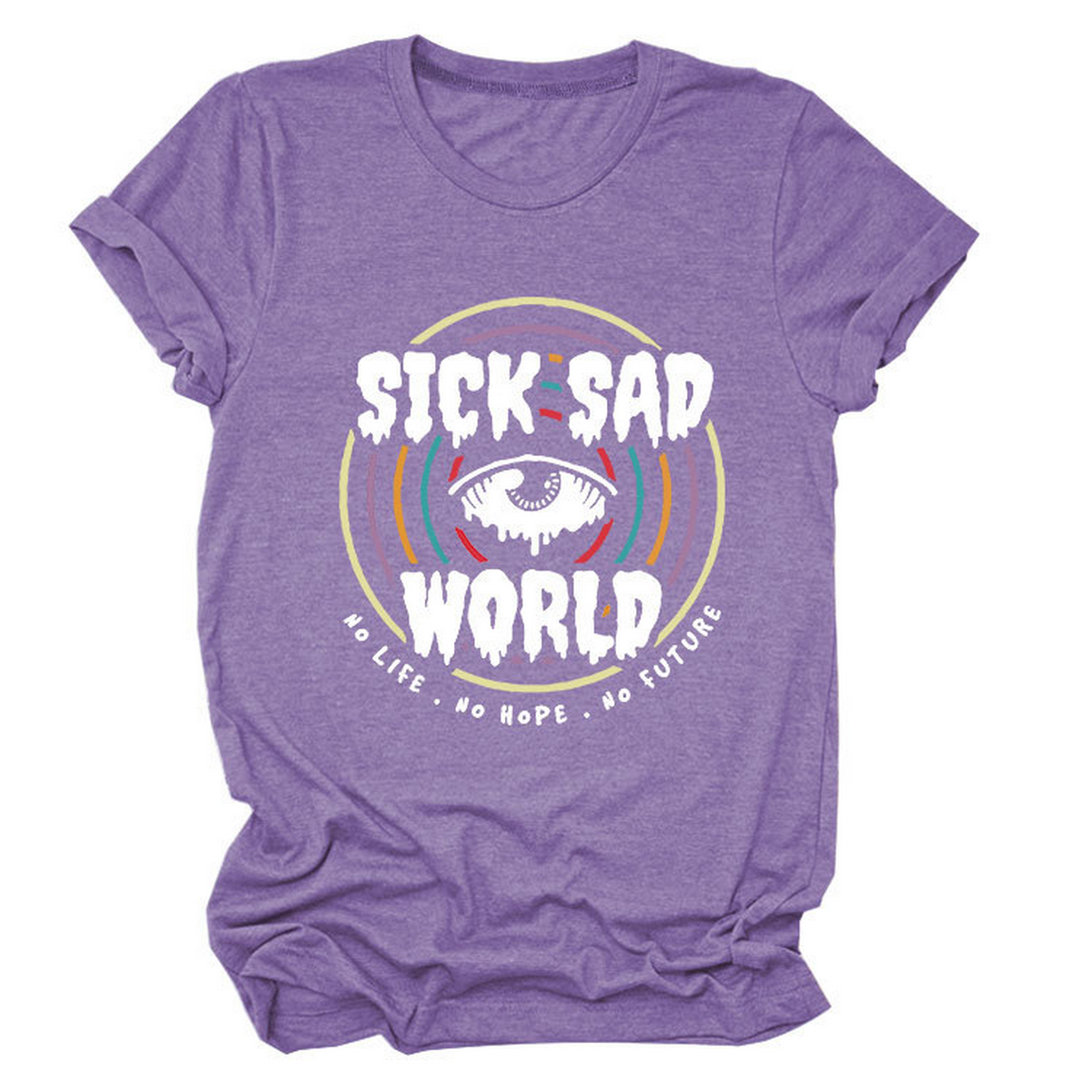 Simple Crew Neck Tee ??Comfortable Fit_CWTTS1532