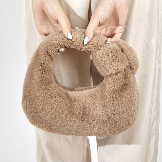 SIMPLE SOLID COLOR MAKEUP BAG DUMPLING BAG_CWAB1434