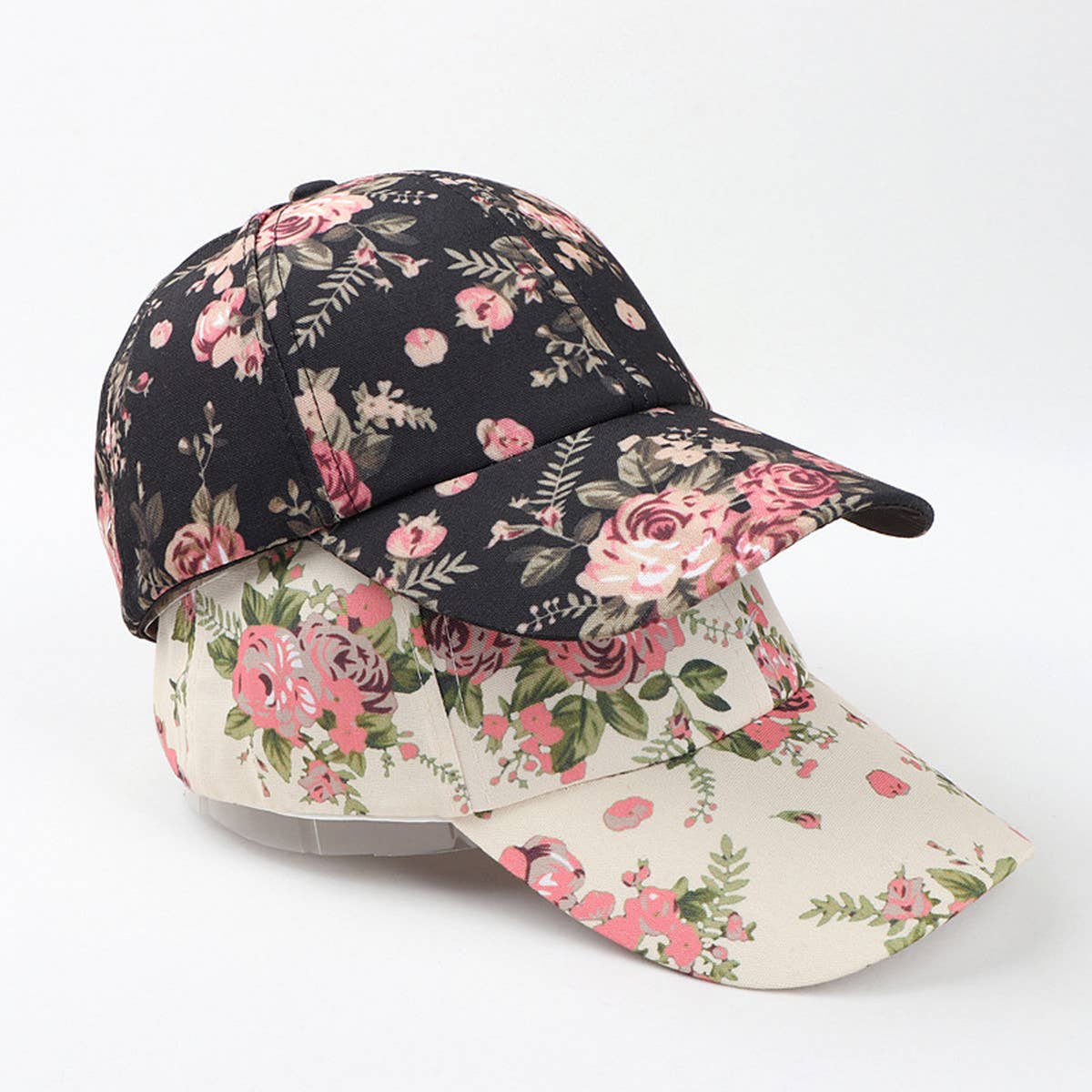 Floral Baseball Cap - Women's Boho Print CWAH1143