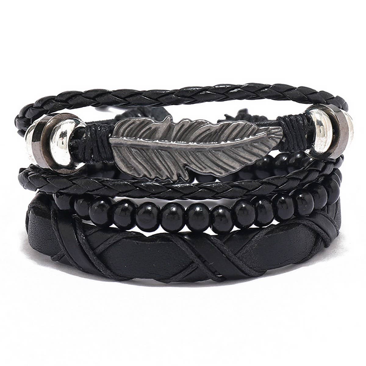 NEW SIMPLE HAND-WOVEN ALLOY BRACELET