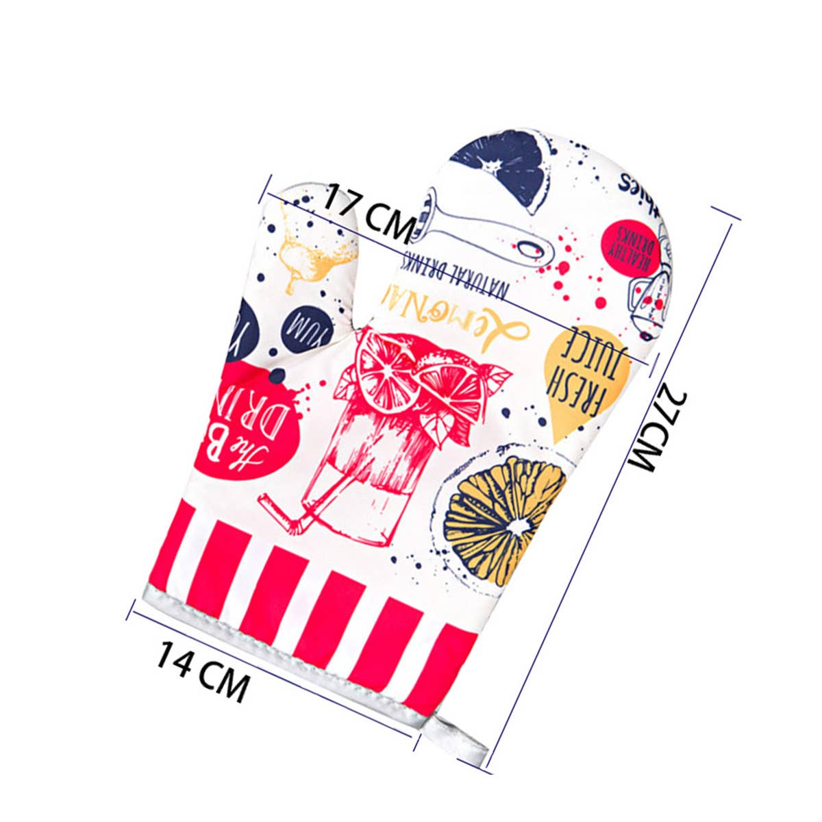 KITCHEN TWO-PIECE BAKING SCALD-PROOF GLOVES