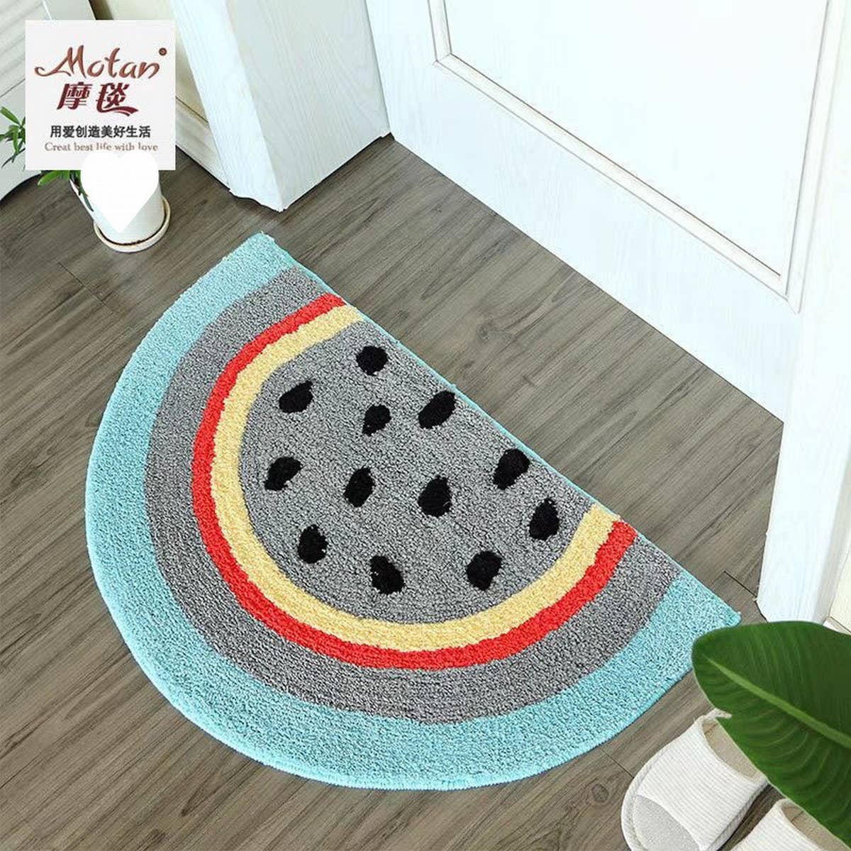 Thick Cartoon Mat, Absorbent Non-Slip Entry Rug