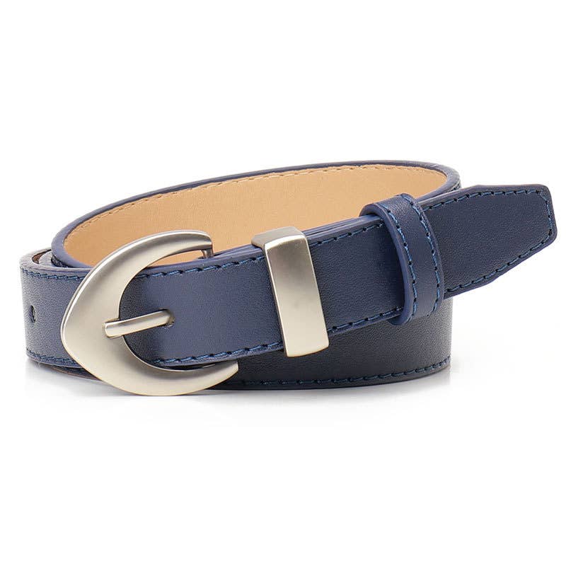 Simple and fashionable leopard print PU belt