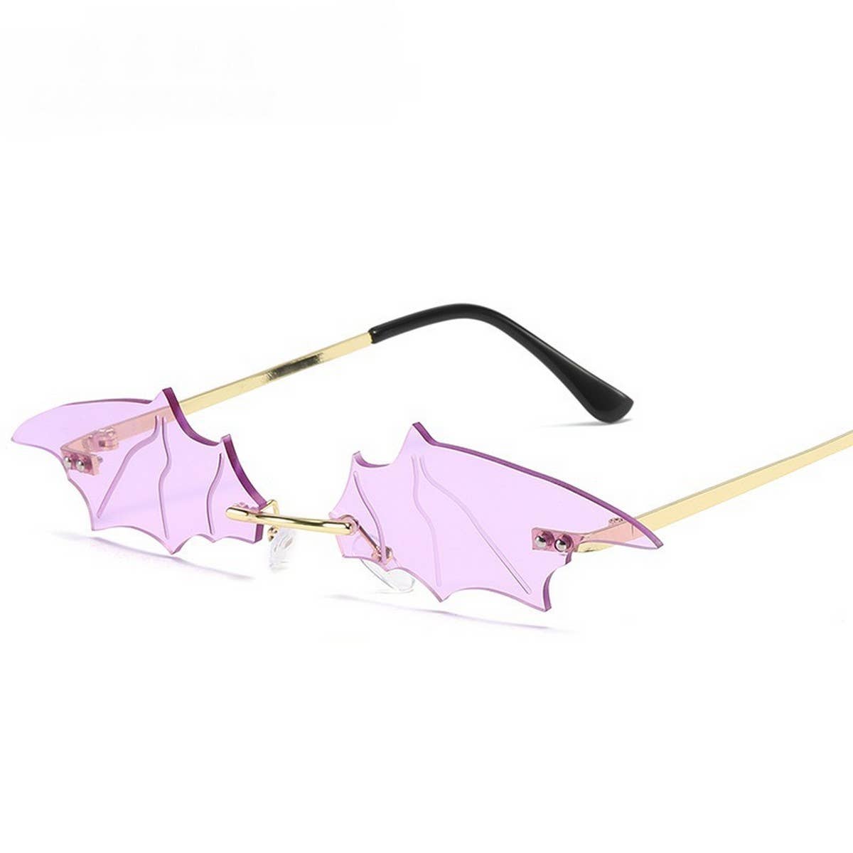 TRENDY FUNNY BAT SHAPE SUNGLASSES