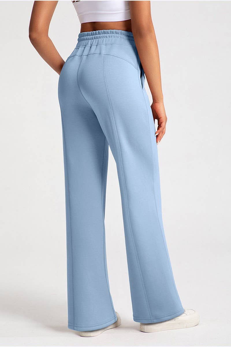 CWBLP1508_MODAL HIGH WAIST LOOSE RUNNING SPORTS PANTS