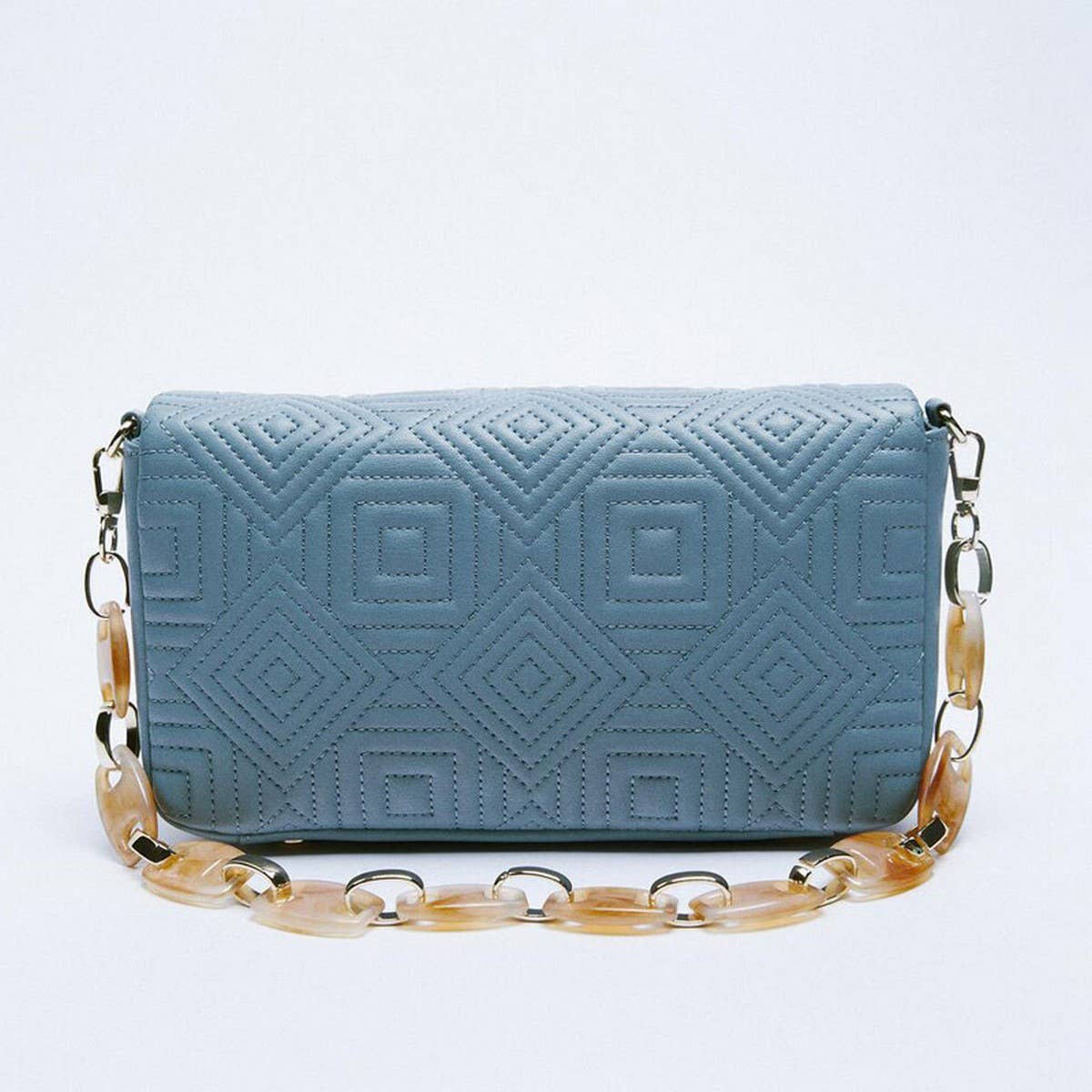 WOMEN'S BEADED CHAIN SIMPLE VERSATILE SHOULDER BAG_CWAB3442