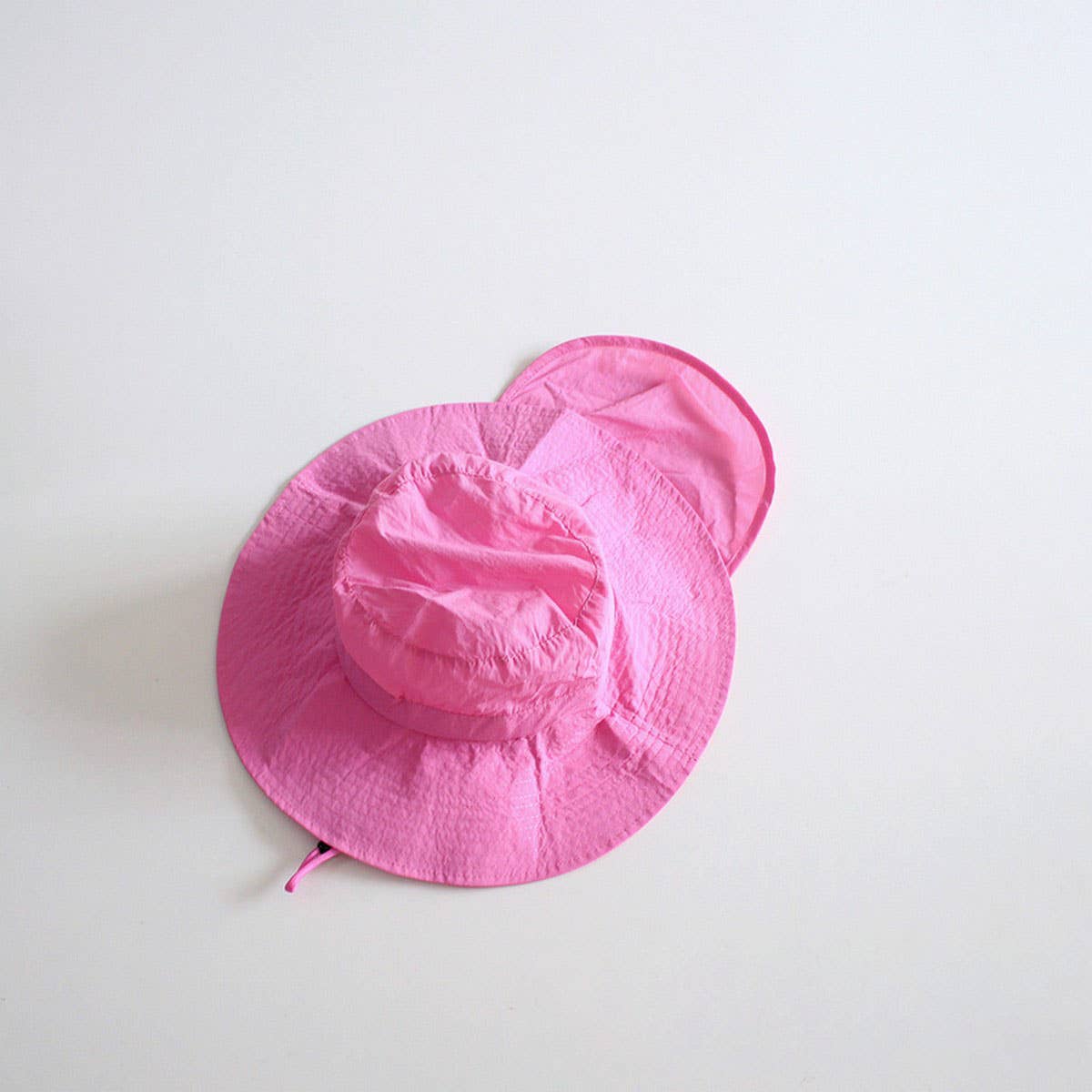 CHILDREN'S CANDY COLOR THIN SHAWL BUCKET HAT_CWAH2862