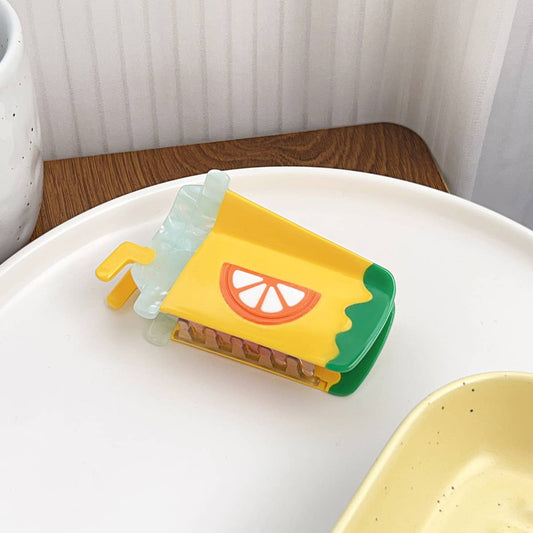 Summer fruit hamburger with acetic acid hair clip