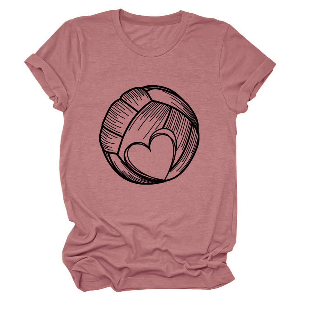 Love Football T-Shirt ? Casual Plus Size Top