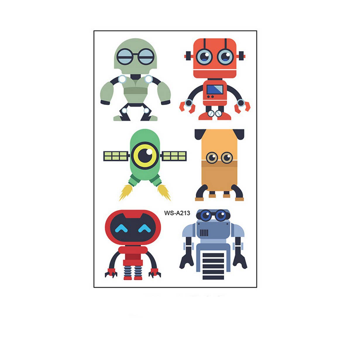 Cute Waterproof Temporary Tattoo Stickers Set