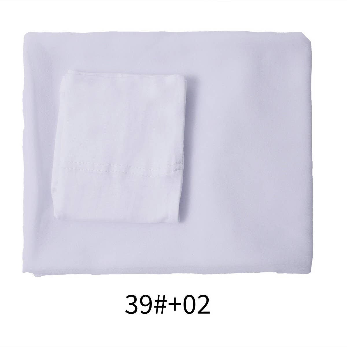 TWO-PIECE CHIFFON SHAWL AND HEADSCARF