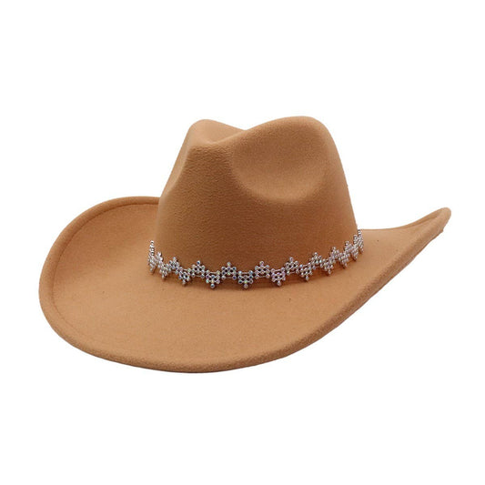 Men & Women  Felt Cowboy Western Fedora_CWAH04436