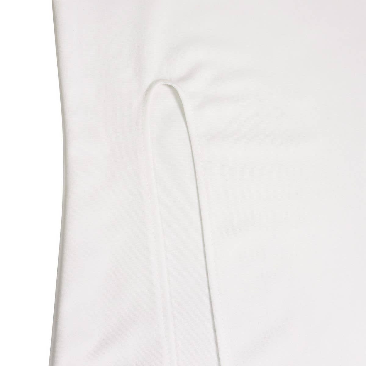 ONESHOULDER RUFFLE SLEEVE SLIMFIT DRESS WITH TRAIN_CWDMD3679