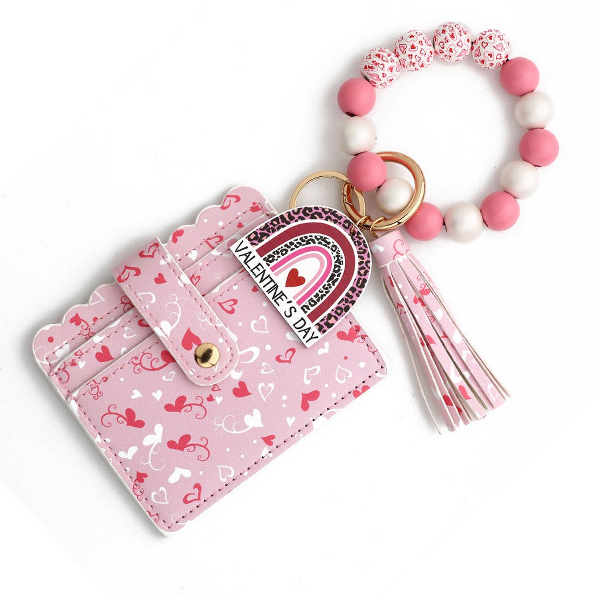 2024 NEW LOVE WOODEN BEAD KEYCHAIN_CWMM1300