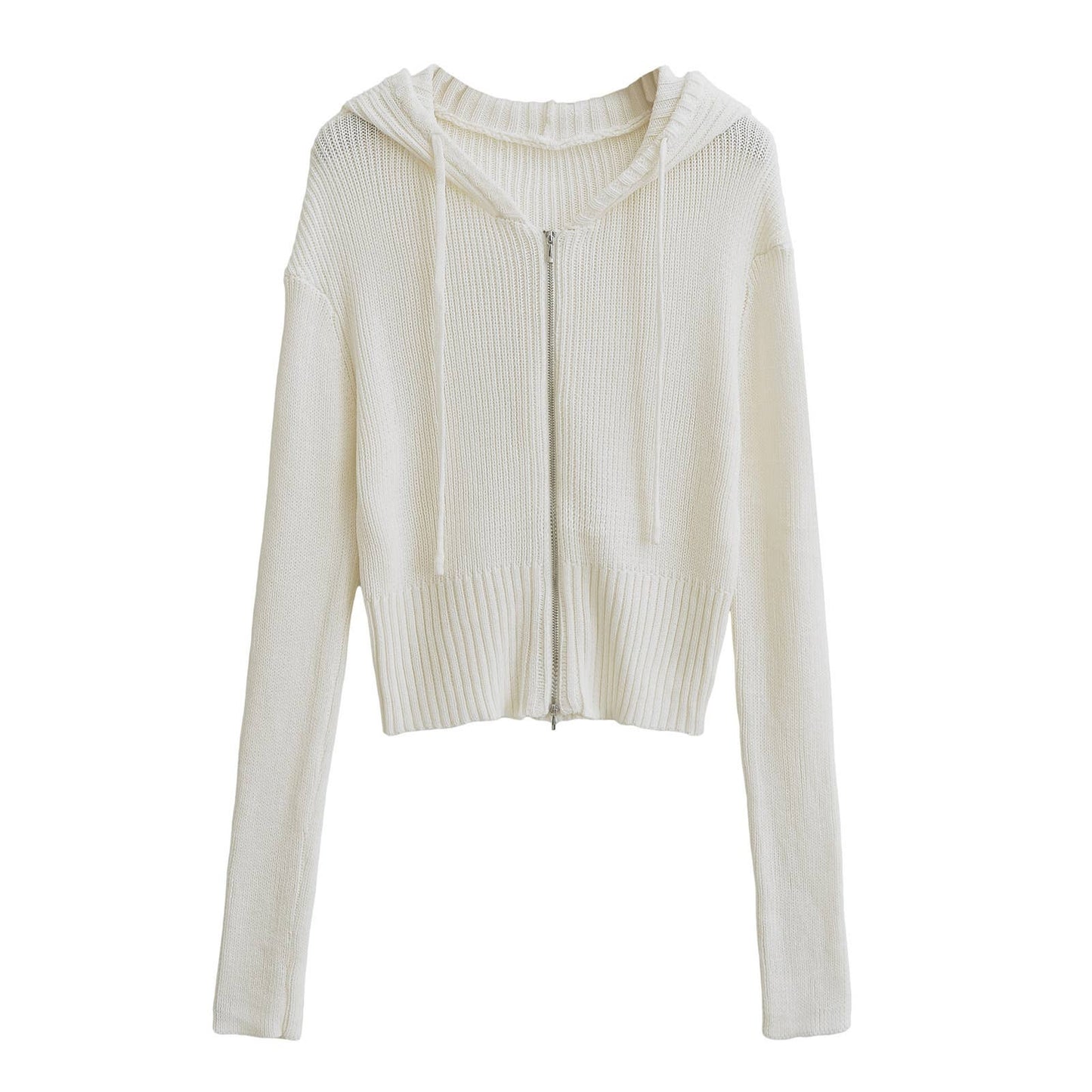 Short, slimming and stylish knitted coat